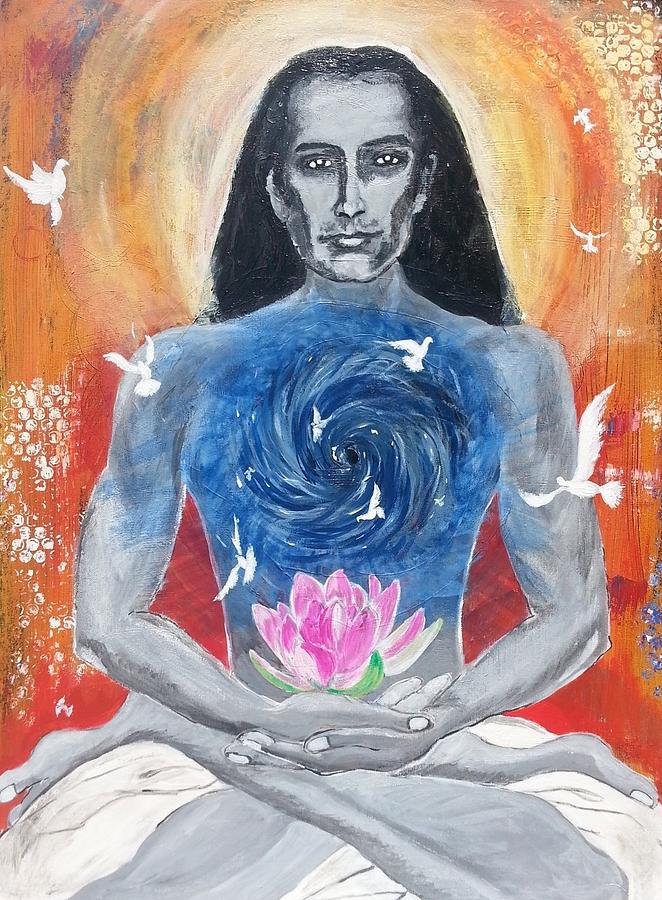 Liberation Mahavatar Babaji Painting By Vidya Vivek