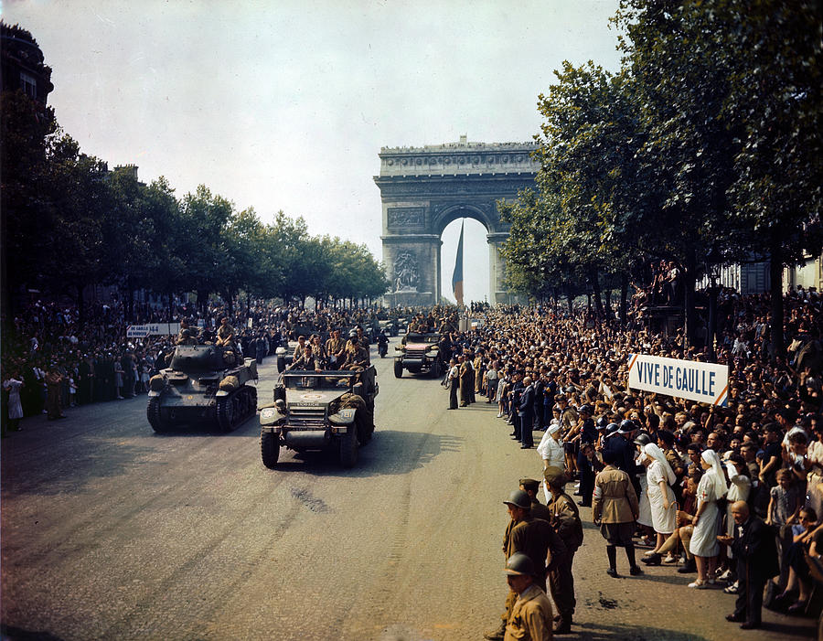 Liberation of Paris Photograph by Celestial Images