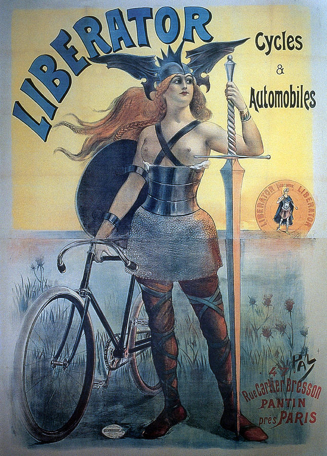 Liberator Cycles Poster, Jean De Photograph by Science Source