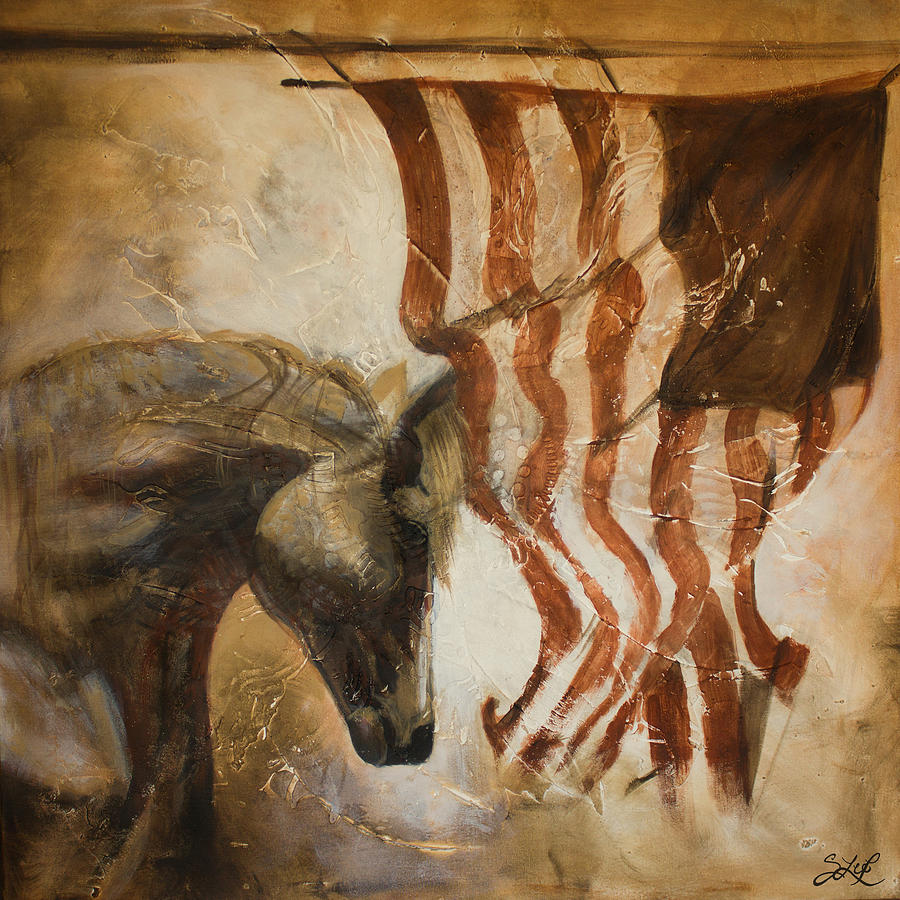 Wildlife Painting - Liberty #4 by S Lee P