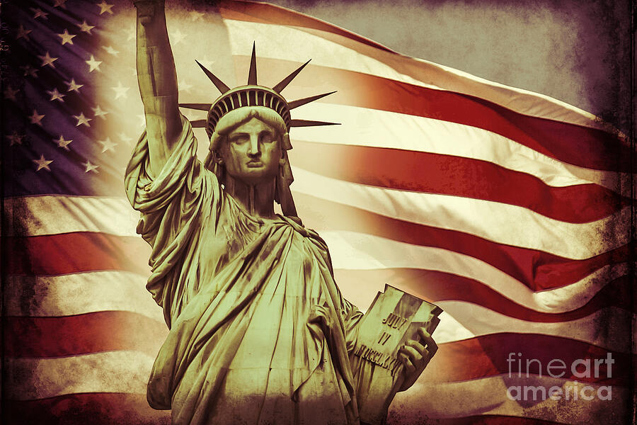 Independence Day Digital Art - Liberty by Az Jackson