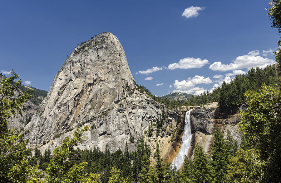 Nevada Fall and Liberty Cap Photograph by Joseph S Giacalone