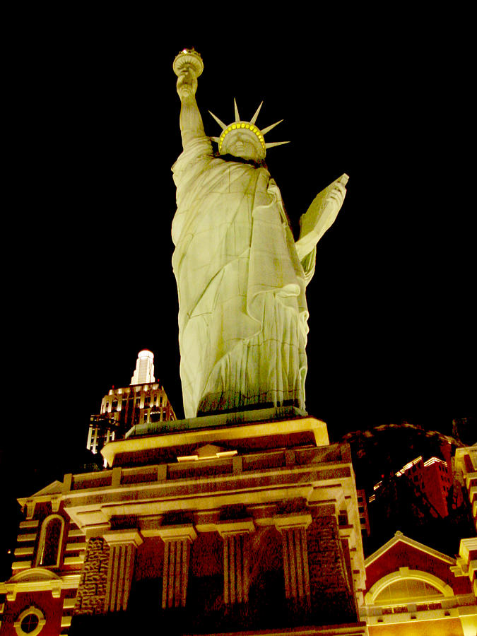 Liberty in Las Vegas Photograph by Mieczyslaw Rudek