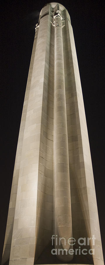 Liberty Memorial Night Photograph by Tim Mulina