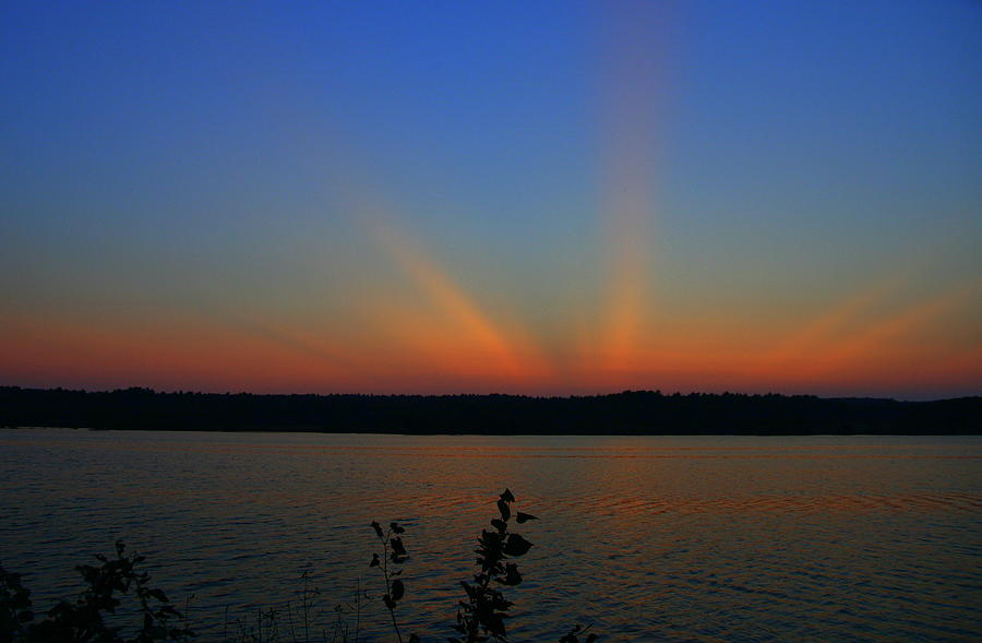 Liberty Sunset At West Thompson Lake Photograph
