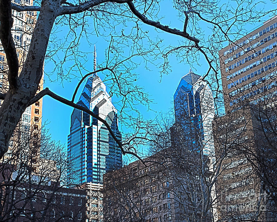 Architecture Photograph - Liberty Place From Rittenhouse Square by Tom Gari Gallery-Three-Photography