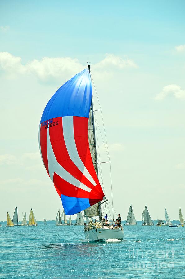 Liberty Sailboat Photograph by Randy J Heath