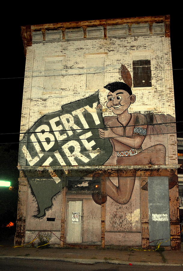 Liberty Tire Graffiti Photograph by Kathy Barney