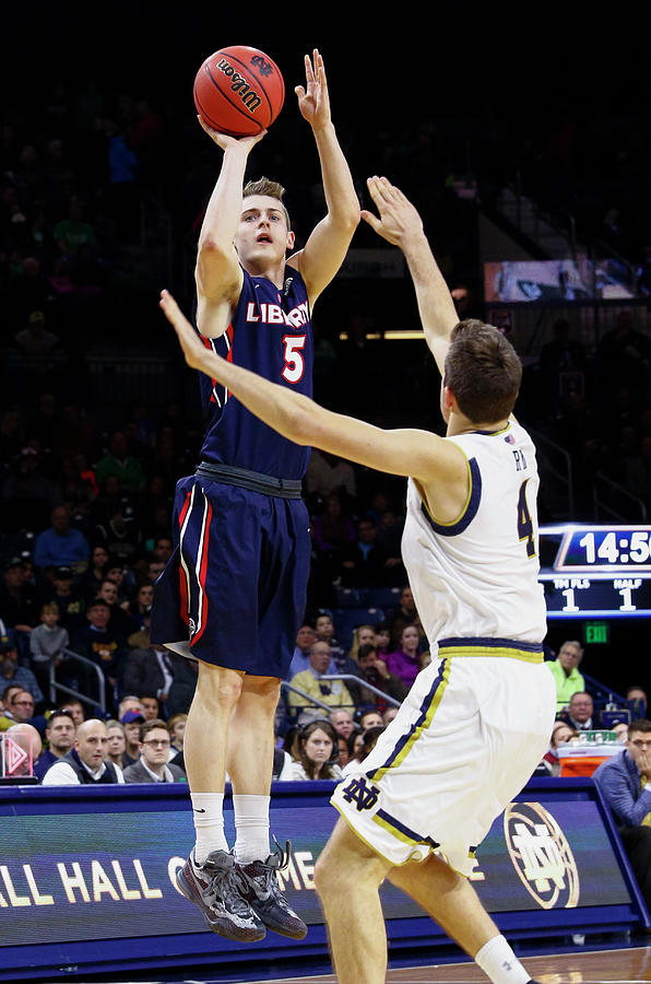 Basketball Photograph - Liberty V Notre Dame by Michael Hickey