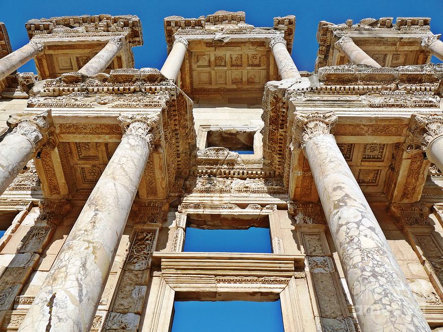 Library at Ephesus Photograph by Binka Kirova