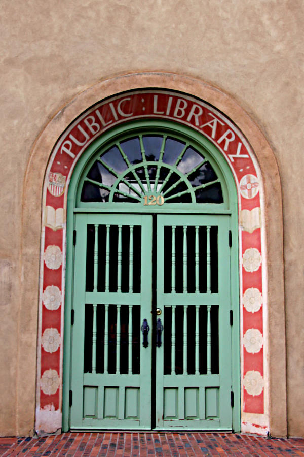 Library Doors Photograph by Tina Meador