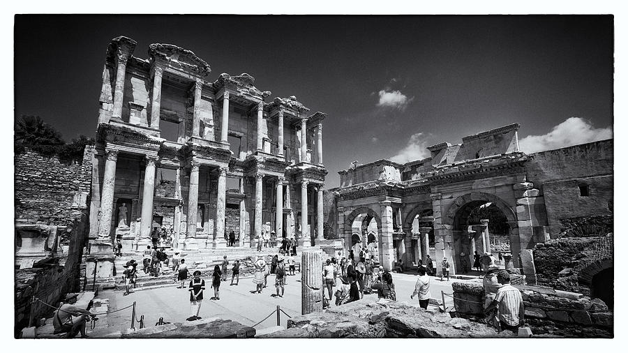 Library of Celsus - Ephesus Photograph by Stephen Stookey