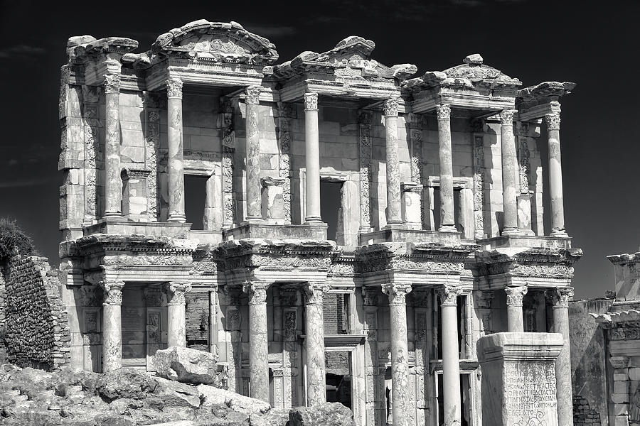 Library of Celsus Ruins at Ephesus Photograph by Brad Brizek
