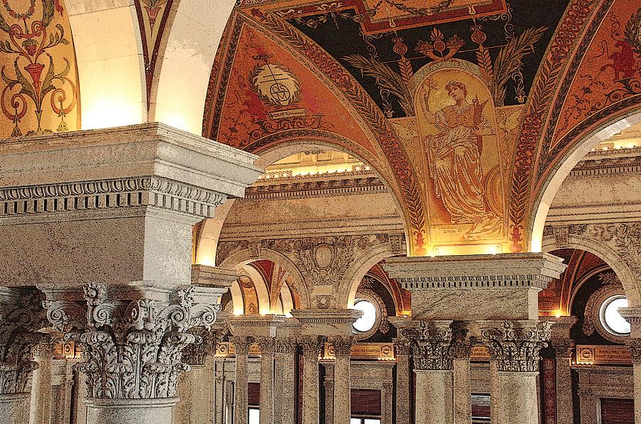 Library of Congress 2 Photograph by Linda Russell