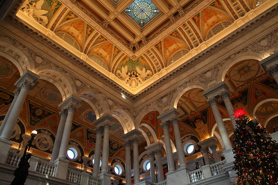 Architecture Photograph - Library of Congress - Washington DC - 011314 by DC Photographer