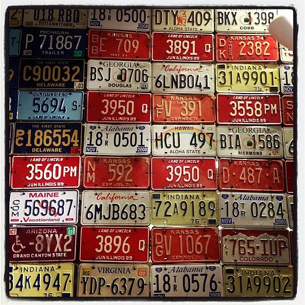 Cool Photograph - #licenseplates  #cool #picoftheday #wow by Slevin Lozado