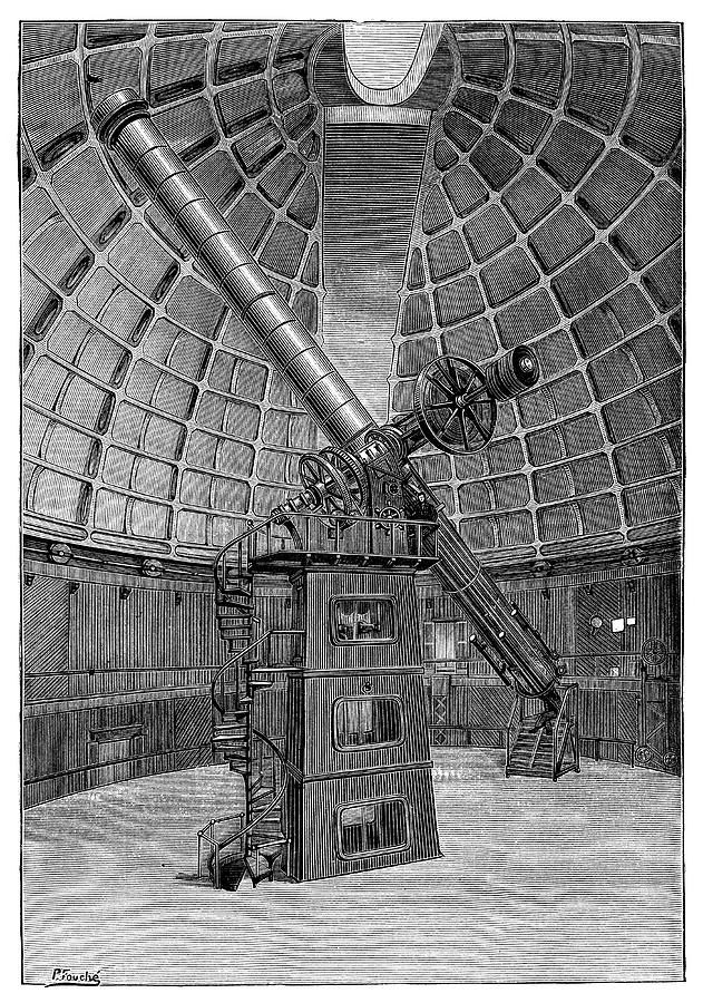 Lick Observatory Telescope Photograph by Science Photo Library