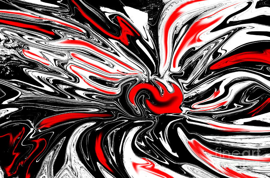 Licorice with red cherry Digital Art by Christopher Shellhammer