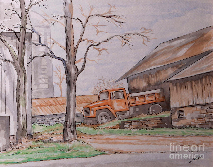 Pennsylvania Painting - Liebys Farm by Jack Selby