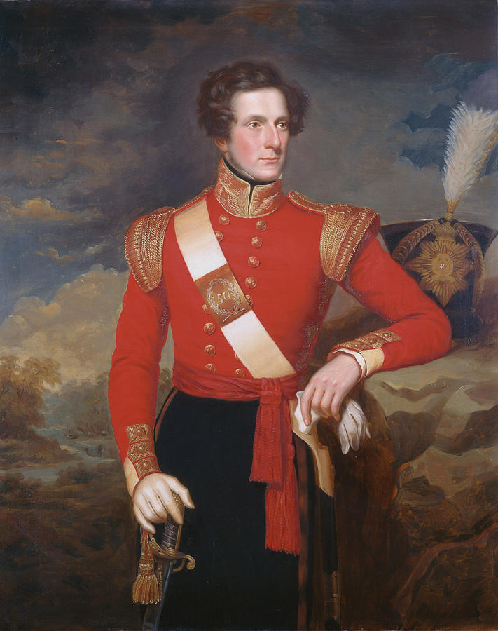 Lieutenant Robert Hay C.1838 Painting by English School - Pixels