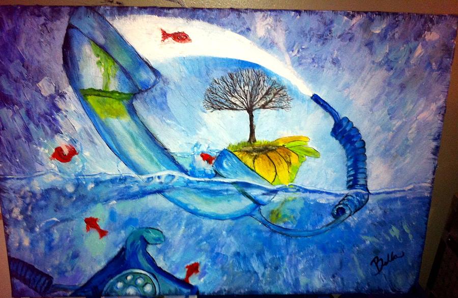 Life Cycle Painting by Arabella Woods