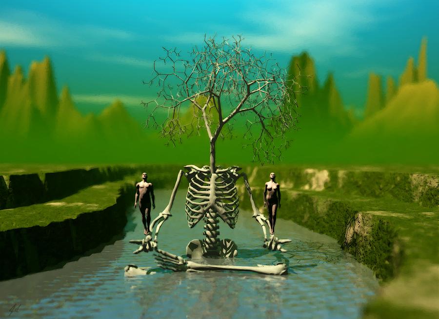 Life Death and The River of Time Digital Art by John Alexander