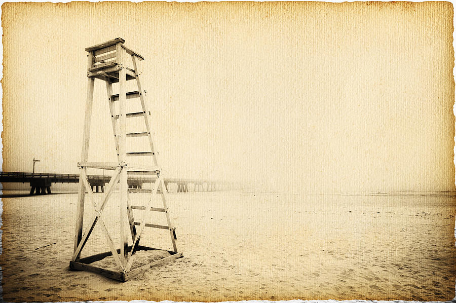 Beach Photograph - Life Guard Tower by Skip Nall