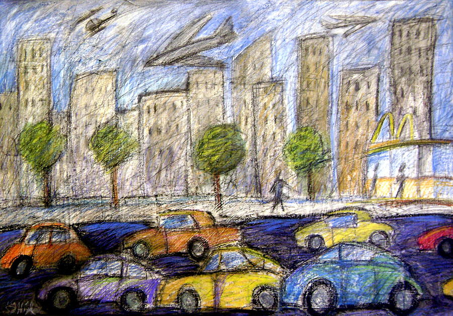 Life in the Big City Painting by Gerry High