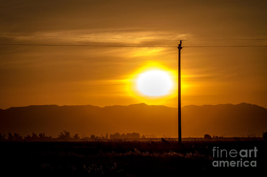 Sunset Photograph - Life Is A Highway by Mitch Shindelbower