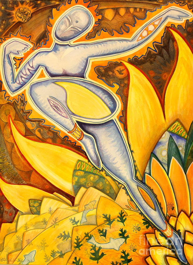 Life is a Pure Flame Painting by Mark Stankiewicz