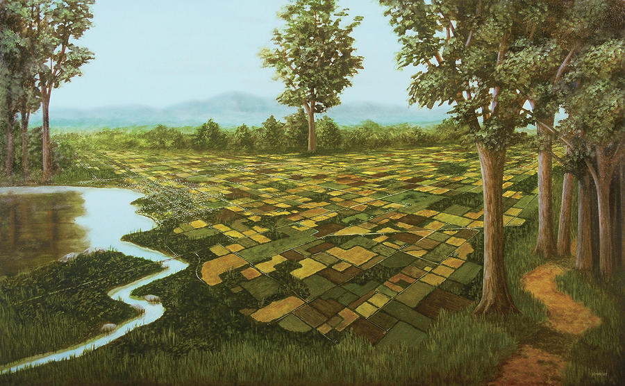 Life on a Small Farm Painting by Bill Jonas