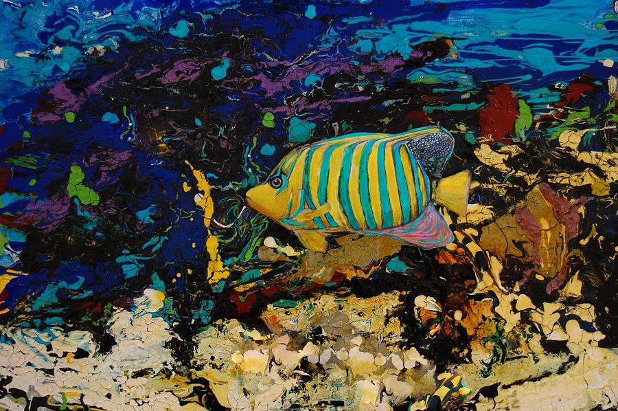 Life Underwater Painting by Jean Cormier