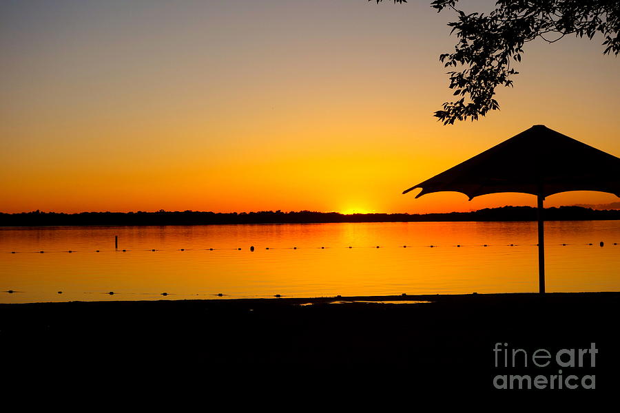 Sunset Photograph - Lifeguard Off Duty by Jacqueline Athmann