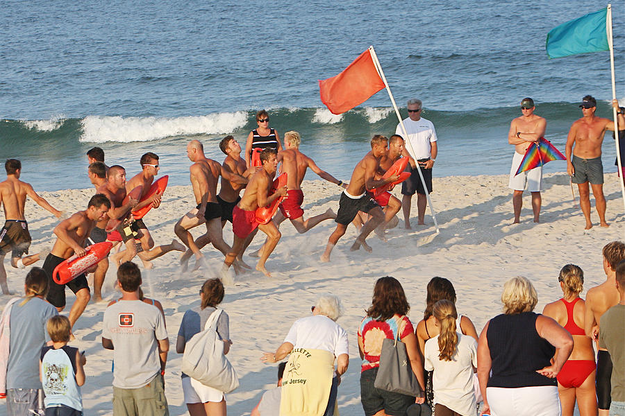 Lifeguard Relay Photograph by Frank Costello
