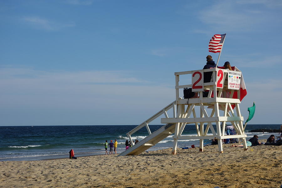Lifeguard Stand at Sea Girt Photograph by Melinda Saminski