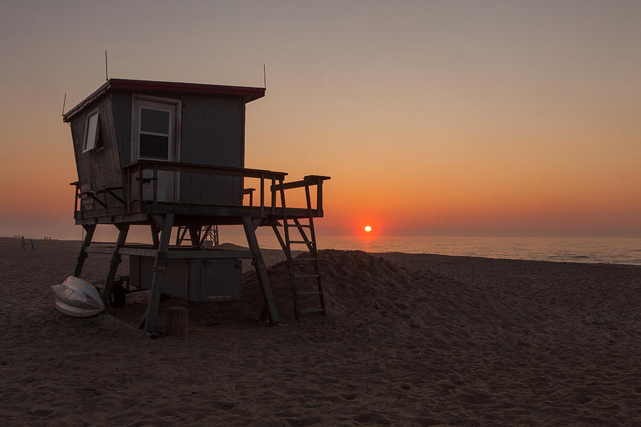 Lifeguard Stand on Assateague Island Photograph by Kyle Lee