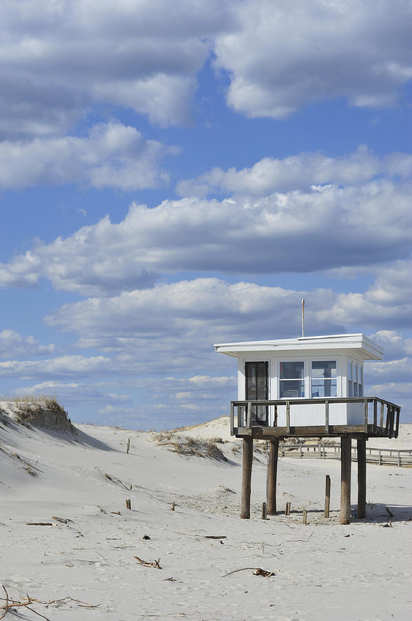 Lifeguard Station Island Beach State Park NJ Photograph by Terry DeLuco