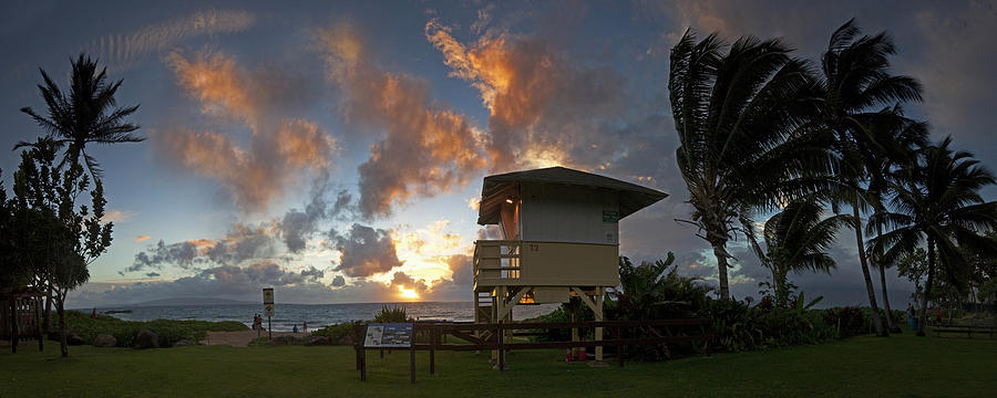 Lifeguard Tower  Photograph by James Roemmling