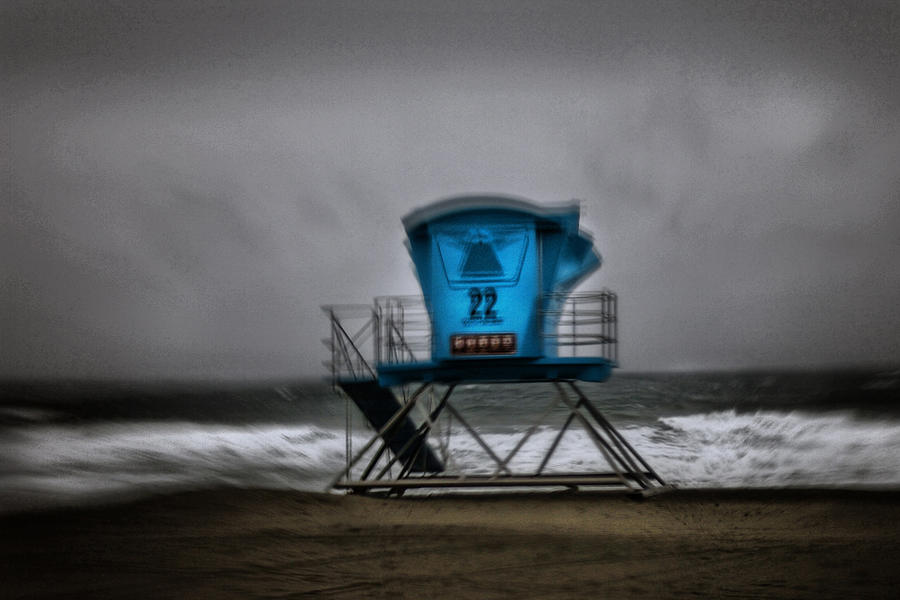 Lifeguard Tower Series - 12 Photograph by James David Phenicie
