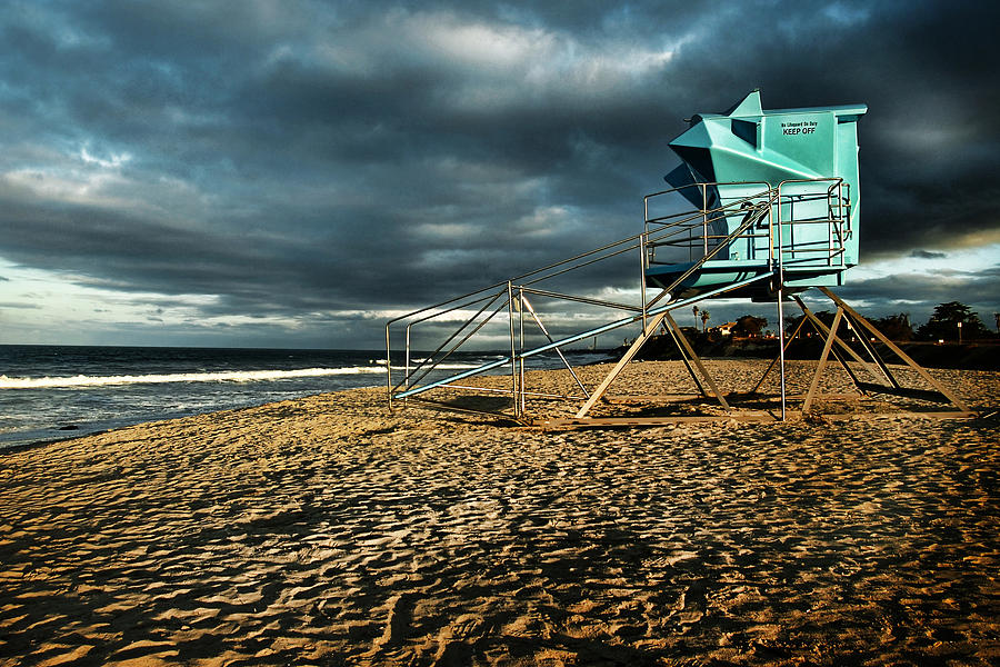 Lifeguard Tower Series - 9 Photograph by James David Phenicie