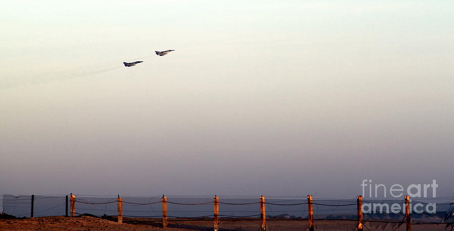 Lift off fighter jets Photograph by Henrik Lehnerer