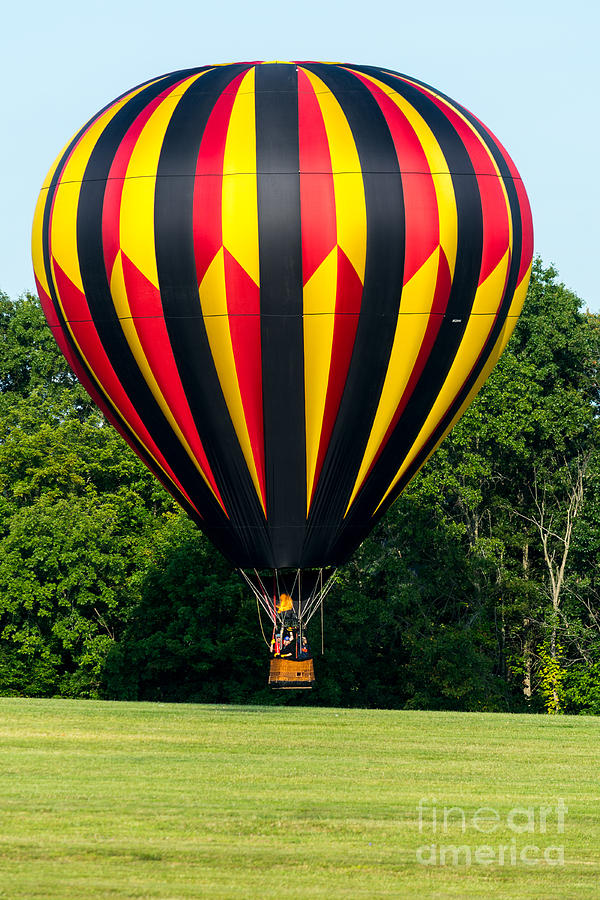 Hot Air Balloons Photograph - Lift Off  by Kathy Liebrum Bailey