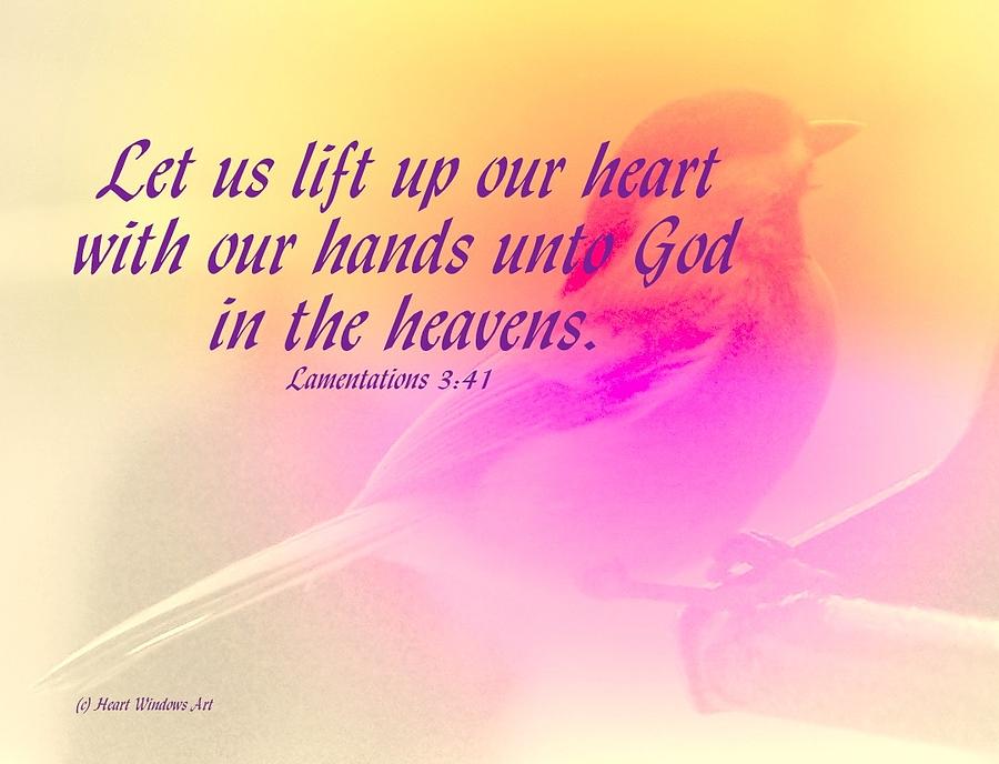 Lift Up Your Hearts Unto God Photograph by Kathleen Luther