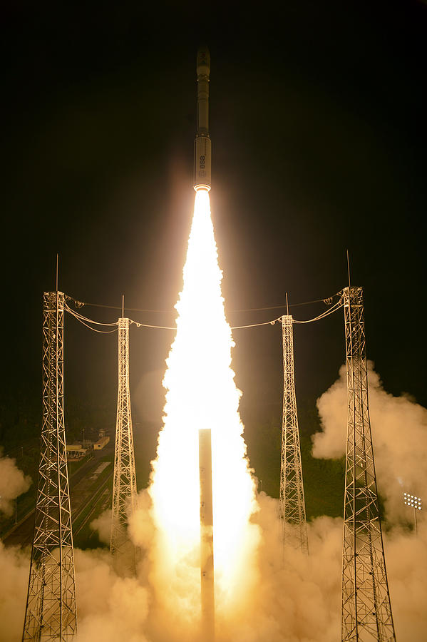 Liftoff Of Vega Vv06 With Lisa Photograph by Science Source