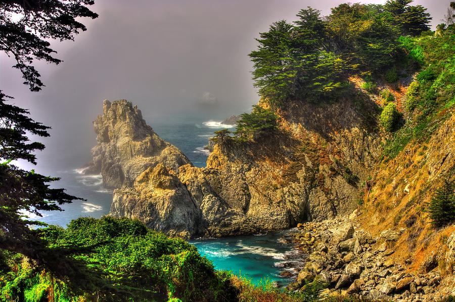 Light and Mist Along the Monterey Peninsula - No. 1 Spring Mid-Afternoon Photograph by Michael Mazaika