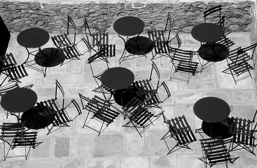 Tables Photograph - Light and shadow by George Atsametakis