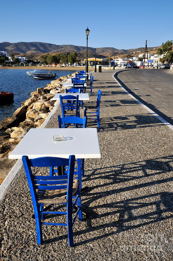 Greek Photograph - Light and shadow in Ios island by George Atsametakis