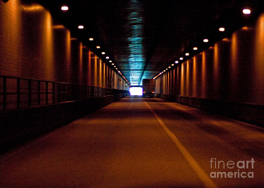 Light At The End Of The Tunnel Photograph by Barbara McMahon