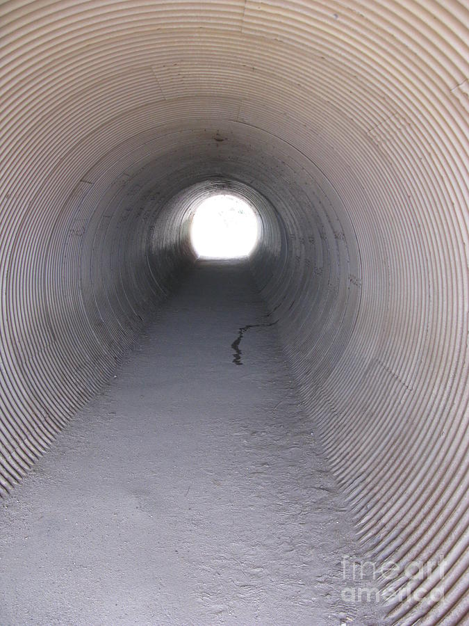 Pattern Photograph - Light At The End Of Tunnel by Ausra Huntington nee Paulauskaite