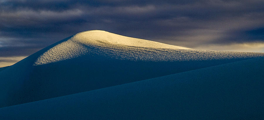 Light at the top of White Sands Photograph by Jean Noren